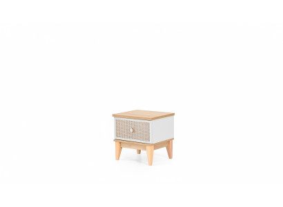 Weißer Nachttisch Luxuriöse Nachtkonsole Designer Schlafzimmer Möbel
