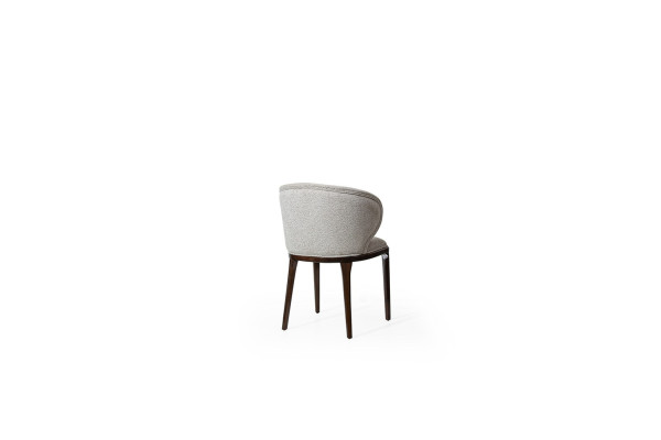 Exklusiver Grauer Stuhl Esszimmer Moderne Stühle Designer Polsterstuhl