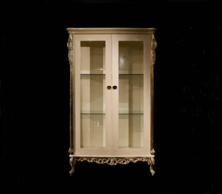 Luxuriöse Esszimmergarnitur Esstisch 6x Stühle Anrichte Vitrine Spiegel