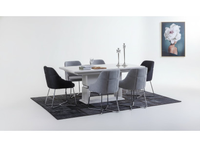 Exclusive Esszimmer Set Besteht aus 7tlg. Esstisch und 6x Stühle neu