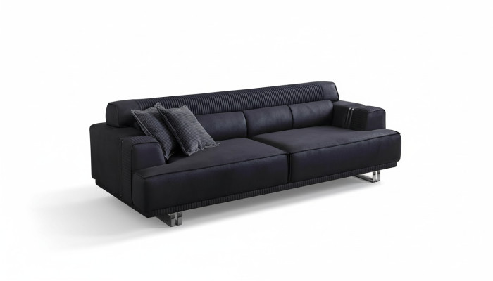 Sofa 3 Sitzer Modern Möbel Weiße Wohnzimmer Luxus Designer 235cm Einrichtung