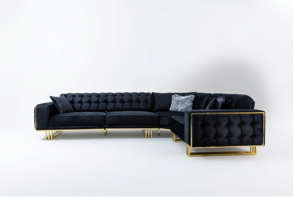 Exclusive Ecksofa Modern L-form Designer Stil Möbel Wohnzimmer Eckgarnitur