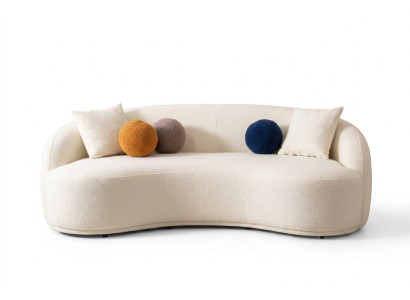 Design Couch Halbrunde Couchen Luxus Sofa Polster Möbel 4 Sitzer xxl big