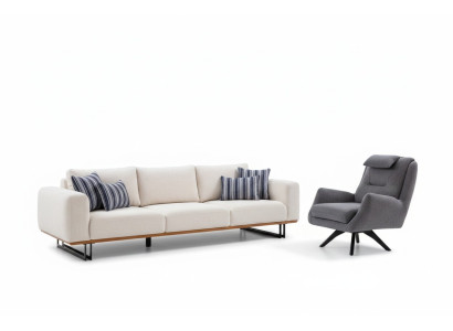 Luxus Wohnzimmer Set 2tlg. Design Sofagarnitur 4+1 Sitzer Couchen Möbel