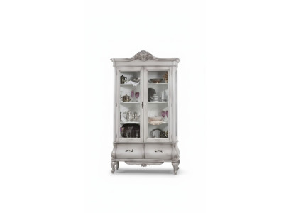 Holz Vitrine weiß Sideboard Design Schränke Italienische Möbel Schrank