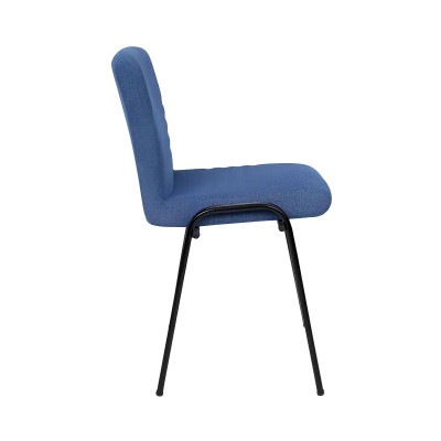 Bürostuhl Blau Luxuriöser Bürostuhl Bürostuhl Textil Designerstuhl Metallmöbel