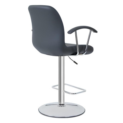 Modern Grau Stuhl Designer Barhocker Metall stilvoll Luxus Möbel Hocker