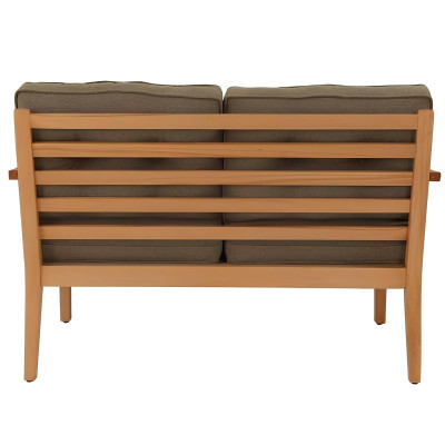 Graue Sitzbank Moderne Esszimmer Ottomane Textil Sitzmöbel Luxus Design