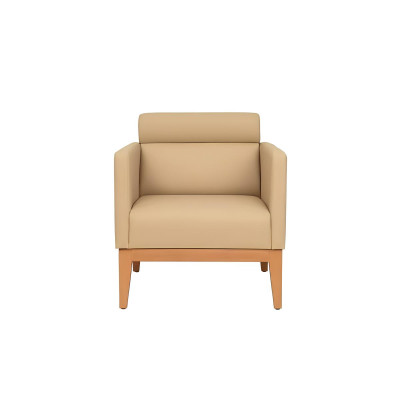 Beiger Clubsessel Relax 1-Sitzer Designer Sessel Wohnzimmer Sitzer 