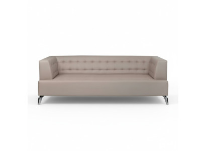 Büroeinrichtung Sofa Couch 2 Sitzer Arbeitszimmer Polstersofa Kunstleder Möbel