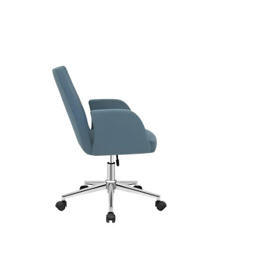 Blauer Bürostuhl Designer Schreibtisch Drehstuhl Luxus Chefsessel Neu
