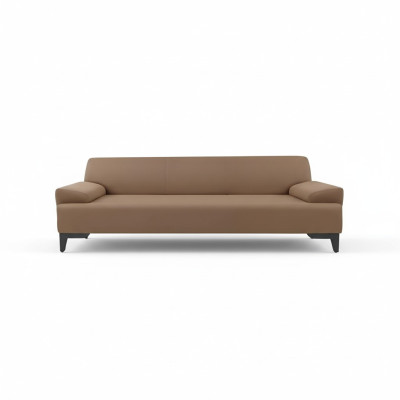 Brauner Zweisitzer Wohnzimmer Polster 2-Sitzer Moderner 2-er Couch Neu