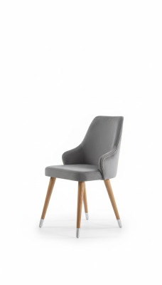 Stuhl Stühle Luxus Design Lehnstuhl Holz Polster Neu Modern Esszimmer Möbel Holz