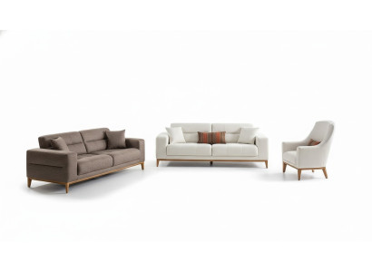 Sofagarnitur Sofa Luxus 2x Sofas 3 Sitzer Modern 1Sitzer 3tlg Modern Set