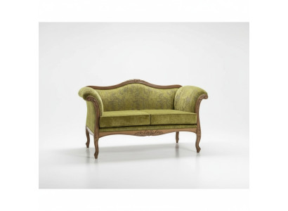 Sofa 2 Sitzer Textil Holz Polster Couch Sofas Design Luxus Neu Sofa