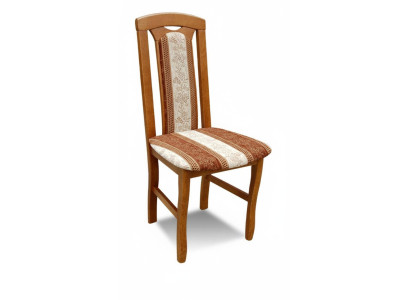 Stuhl ohne Armlehne Esszimmerstuhl Holz Stoff Esszimmer Design Sessel