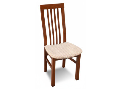 Stuhl Braun Design Wohnzimmer Esszimmer Holz Stühle Polster Möbel Neu