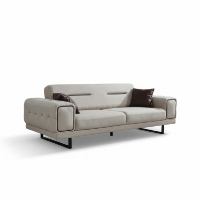 Modern Dreisitzer Sofa Wohnzimmer Einrichtung Luxus Sofas Couch Design Neu