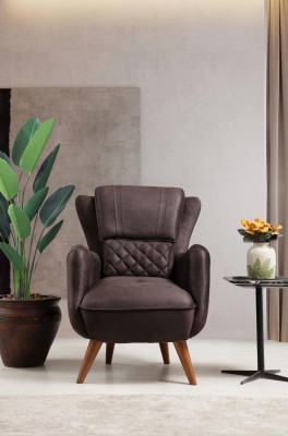 Luxus Möbel Wohnzimmer Sessel Polstersitz Modern Design Polstersessel