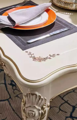 Esszimmer set Möbel für Ihr InteriCHF perlweiße klassische Möbel aus 8tlg