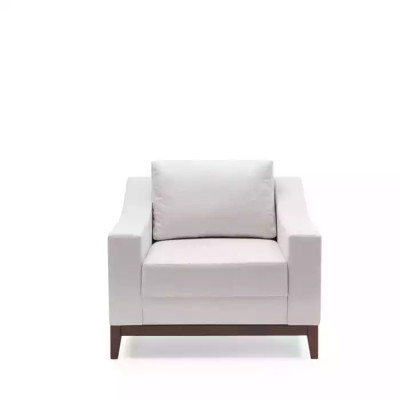 Sessel weiß Skandinavisch Polstersessel Fernsehsessel Lounge Club Möbel