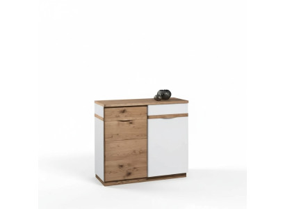 Kommode mit 3 Schubladen Sideboard weiß Anrichte holz modern