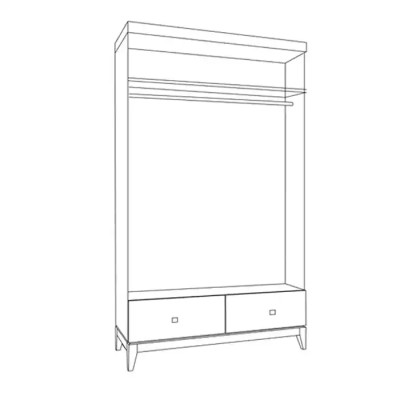 Kleiderschrank Schlafzimmer Schrank Weiß Modern Holz Luxus Schränke