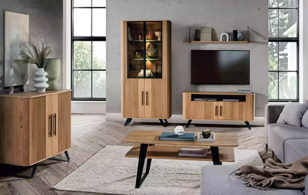 TV-Ständer Wohnzimmerschrank Möbel rtv Sideboard Holz Wohnzimmerschränke Holz