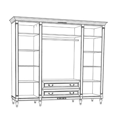 Kleiderschrank Holzschränke Schlafzimmer möbel Design Schlafzimmer möbel
