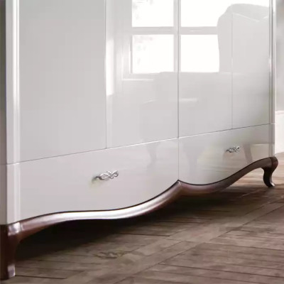 Luxus Schlafzimmer Kommode mit Holzschrank Design Möbel Holz