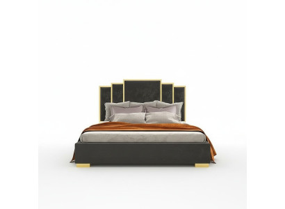 Bett 2x Nachttisch 3 tlg Schlafzimmerset Design Modern Luxus Nachttische