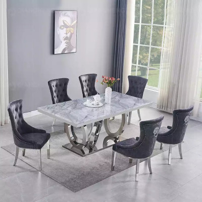 Moderner Designer Esszimmer Esstisch Küchentisch Glasplatte Stil Möbel