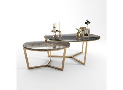 Couchtisch Kaffeetisch Beistelltisch Designer Wohnzimmertisch Tische 2x