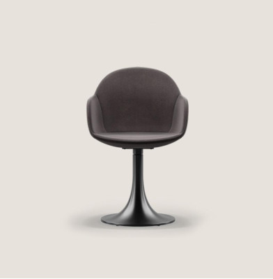 Designer Schwarzer Esszimmer Stuhl Mit Edelstahlfuß Luxus Einsitzer Neu