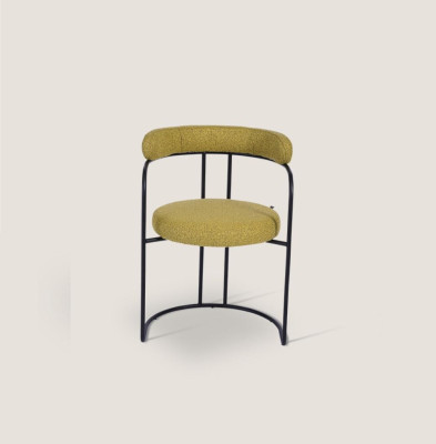 Designer Grüner Polsterstuhl Wohnzimmer Stühle Einsitzer Stilvolle Möbel