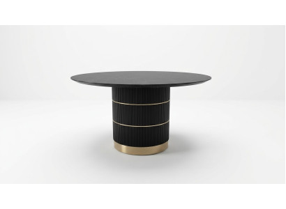 Tische Runder Esstisch Luxus Esszimmer Möbel Designer Tisch Metallfuß