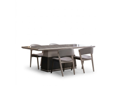 Luxus Esstisch Esstische Tisch Essgarnitur Essgruppe Tische 4x Lehnstühle Stuhl