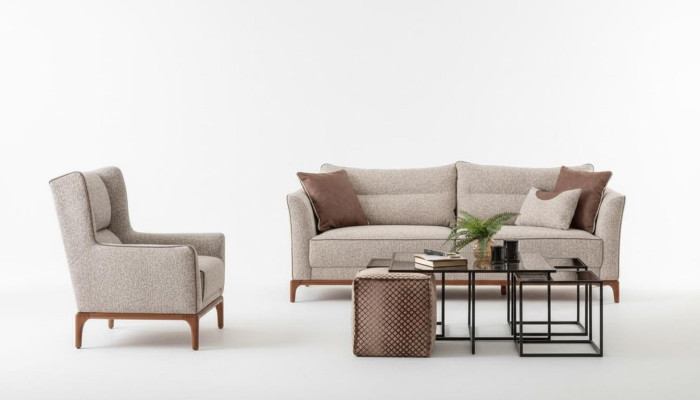 Modernen Designen Sofa 3+1 Sessel Sofagarnitur Wohnzimmer Möbel Einrichtung