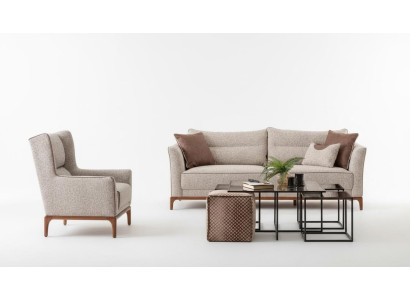 Modernen Designen Sofa 3+1 Sessel Sofagarnitur Wohnzimmer Möbel Einrichtung