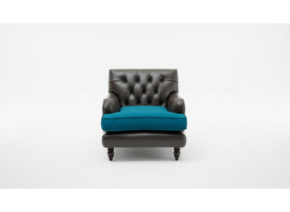 Chesterfield Ledersofa Couch Polster designer 2 Sitzer Textil Sofas Couchen Neu