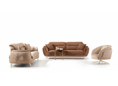 Sofagarnitur 3 2 1 Sitzer Set Design Sofa Polster Couchen Modern Luxus