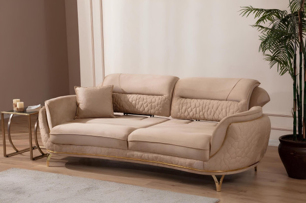 Sofagarnitur 3 3 1 Sitzer Stoff Couchen Polster Garnitur Sofas Design