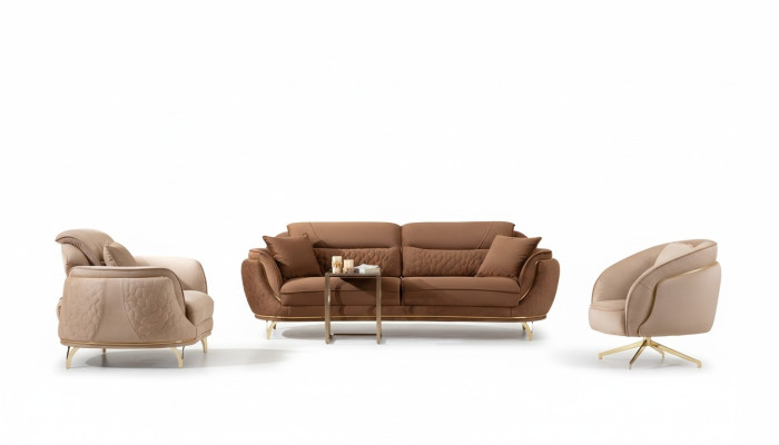Sofagarnitur 3 3 1 Sitzer Stoff Couchen Polster Garnitur Sofas Design
