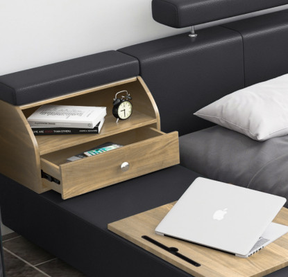 Betten Moderne Hotel Multifunktion Doppel Luxus Design Bett Polster