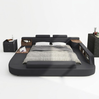 Betten Moderne Hotel Multifunktion Doppel Luxus Design Bett Polster
