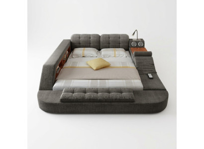 Design Bett Polster Betten Hotel Massage Funktion Multifunktion Regal