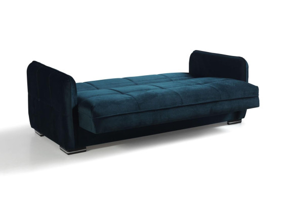 Wohnzimmer Sofa 3 Sitzer Design Stil Möbel Relax Sofa 3er Modern Sofas Blau Neu