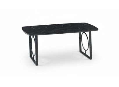 Luxus Tische Esszimmer Metall Esszimmertisch Moderner Möbel Schwarz Edelstahl