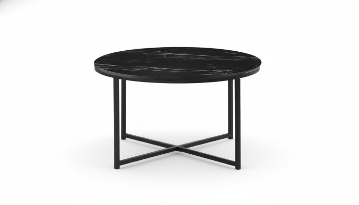  Couchtisch schwarz Wohnzimmer hochwertige moderne minimalistische Möbel neu Holz