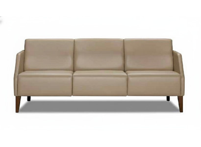 Beiger Wohnzimmer Zweisitzer Polstermöbel Moderne Textilcouch 2-Sitzer